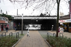 Eisenbahnbruecke über der Bahnhofstraße in Herne