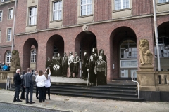 NS-Redner vor dem Rathaus Herne